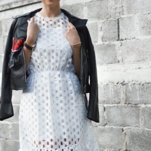 Albie Slit Zip Midi Dress